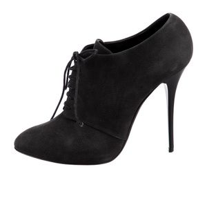 Giuseppe zanotti suede point tow stilettos size 10 IT 41